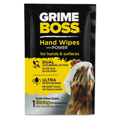 Nice Pak® Grime Boss® Heavy Duty Hand Cleaning Wipes - Candor Janitorial  Supply