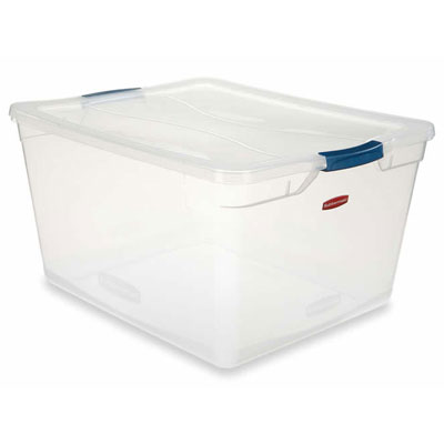 Rubbermaid® Clever Store Basic Latch-Lid Container - Candor Janitorial ...